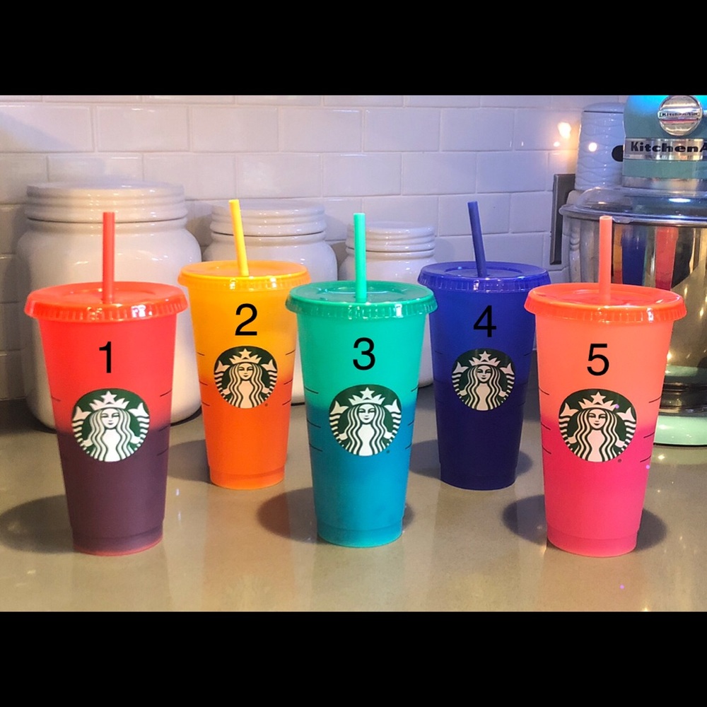 Personalized color changing Starbucks cup